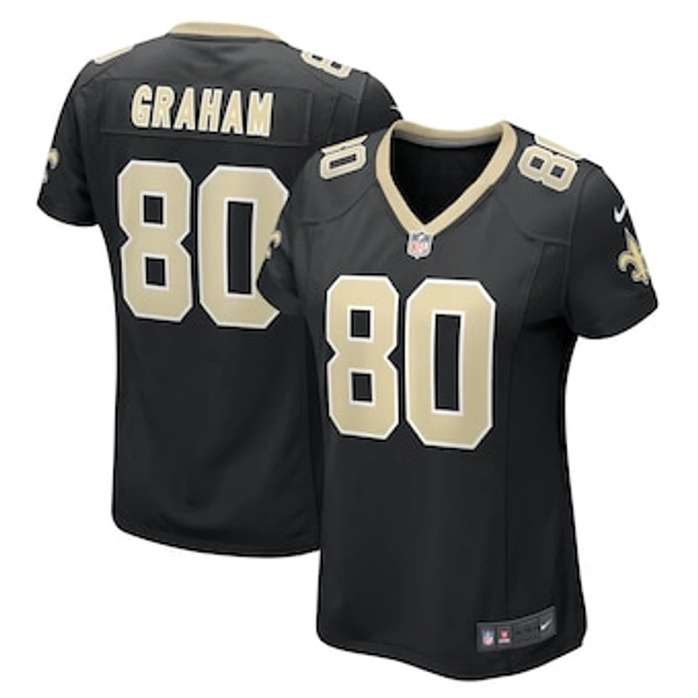 Women's Nike Jimmy Graham  Black New Orleans Saints Team Game Jersey