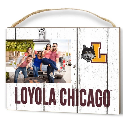 Loyola Chicago Ramblers 8" x 10" Weathered Clip It Frame