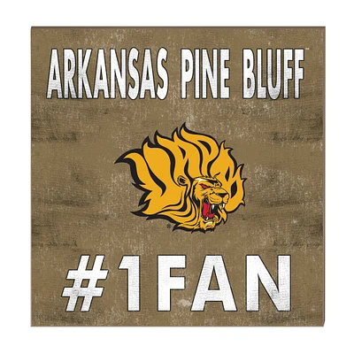 Arkansas Pine Bluff Golden Lions 10" x 10" #1 Fan Plaque