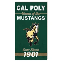 Cal Poly Mustangs 11'' x 20'' Indoor/Outdoor Home Sign