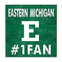 Eastern Michigan Eagles 10" x 10" #1 Fan Plaque
