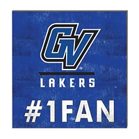 Grand Valley State Lakers 10" x 10" #1 Fan Plaque
