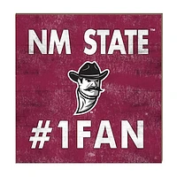 New Mexico State Aggies 10" x 10" #1 Fan Plaque