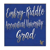 Embry-Riddle Eagles 10" x 10" Grad Plaque