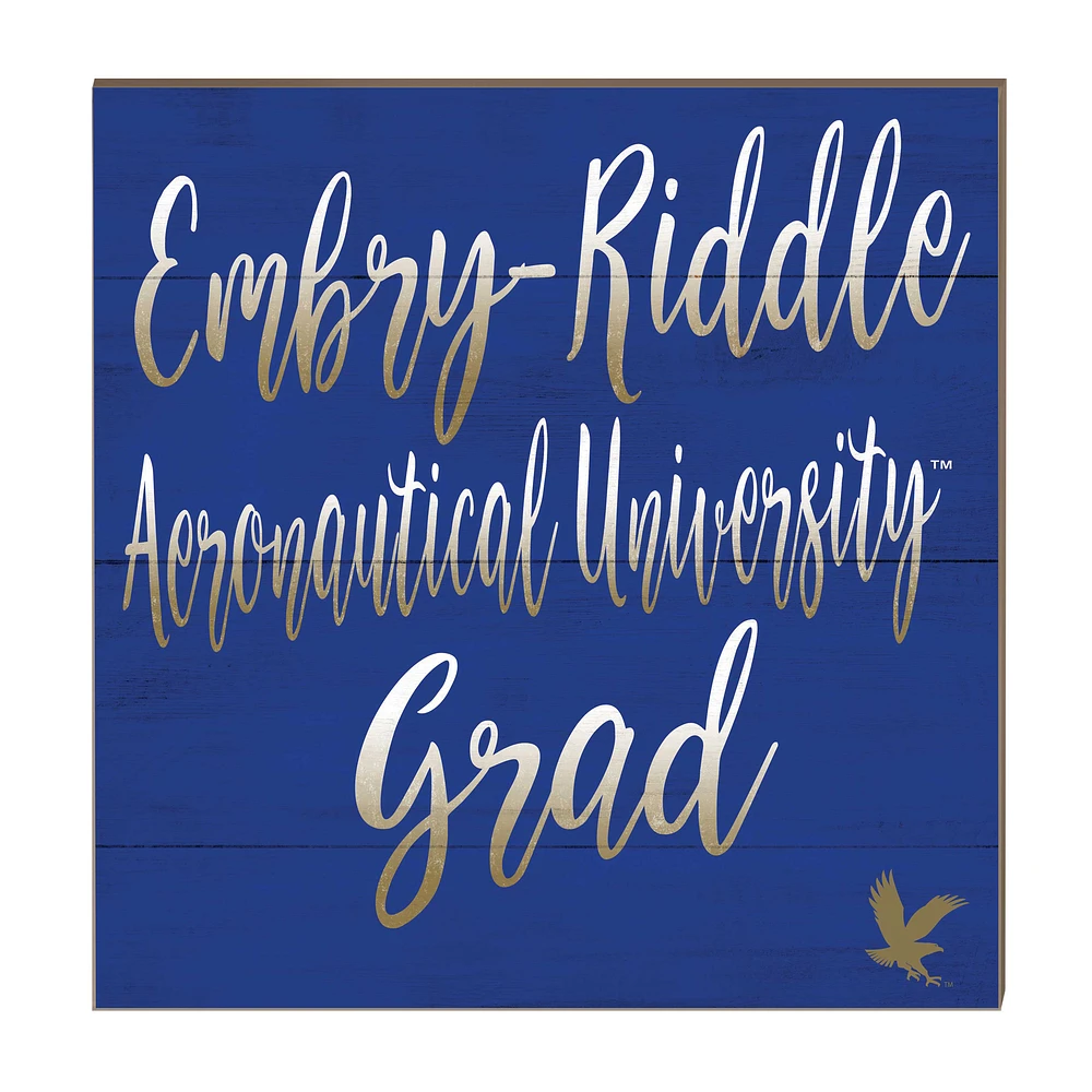 Embry-Riddle Eagles 10" x 10" Grad Plaque