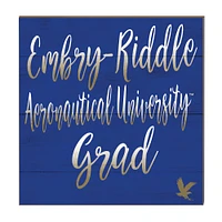 Embry-Riddle Eagles 10" x 10" Grad Plaque