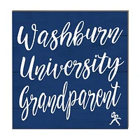 Washburn Ichabods 10'' x 10'' Grandparent Plaque