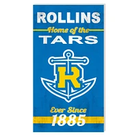 Rollins College Tars 11'' x 20'' Indoor/Outdoor Home Sign