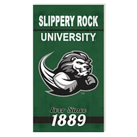 Slippery Rock Pride 11'' x 20'' Indoor/Outdoor Home Sign