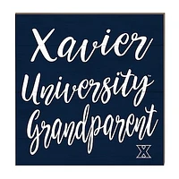 Xavier Musketeers 10'' x 10'' Grandparent Plaque
