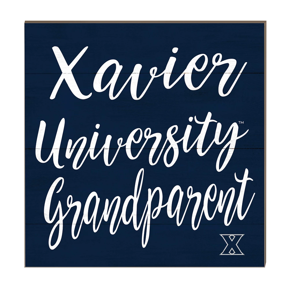 Xavier Musketeers 10'' x 10'' Grandparent Plaque