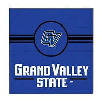 Grand Valley State Lakers 10'' x 10'' Retro Team Sign