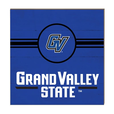 Grand Valley State Lakers 10'' x 10'' Retro Team Sign