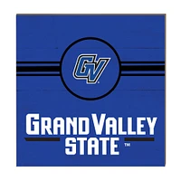 Grand Valley State Lakers 10'' x 10'' Retro Team Sign