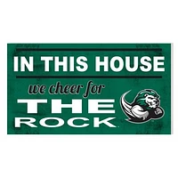 Slippery Rock Pride 11'' x 20'' Indoor/Outdoor In This House Sign