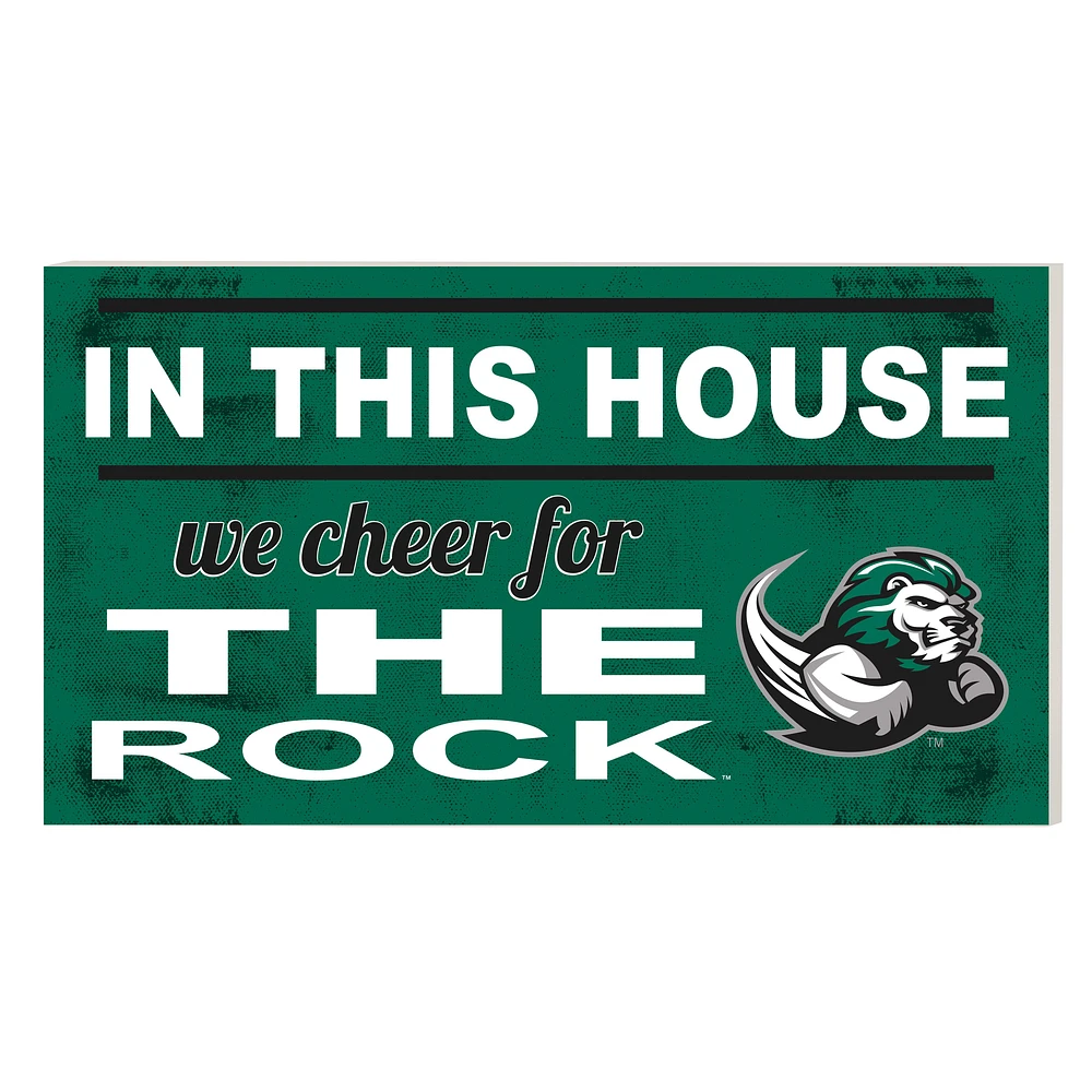 Slippery Rock Pride 11'' x 20'' Indoor/Outdoor In This House Sign