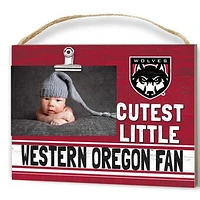 Western Oregon Wolves 8" x 10" Cutest Little Team Logo Clip Photo Frame