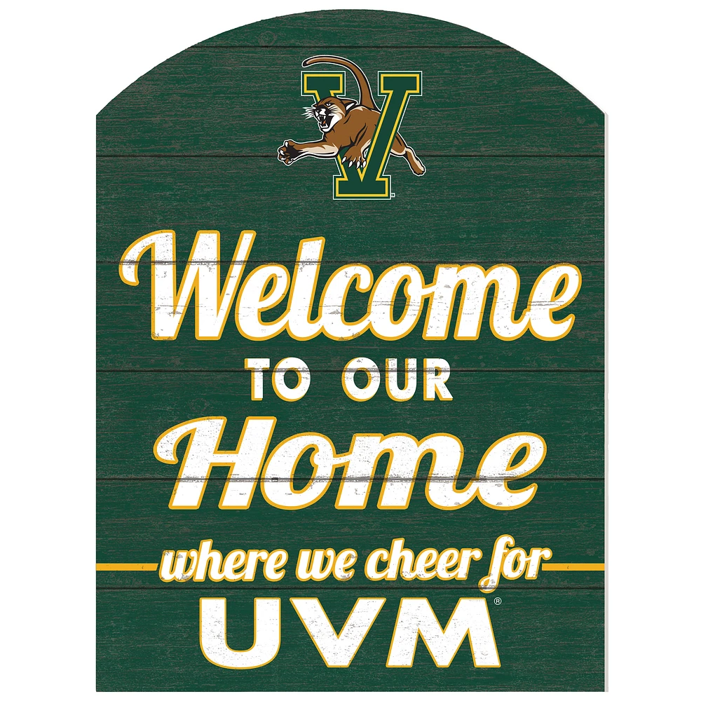 Vermont Catamounts 16'' x 22'' Indoor/Outdoor Marquee Sign