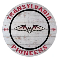 Transylvania Pioneers 20" Indoor/Outdoor Weathered Circle Sign