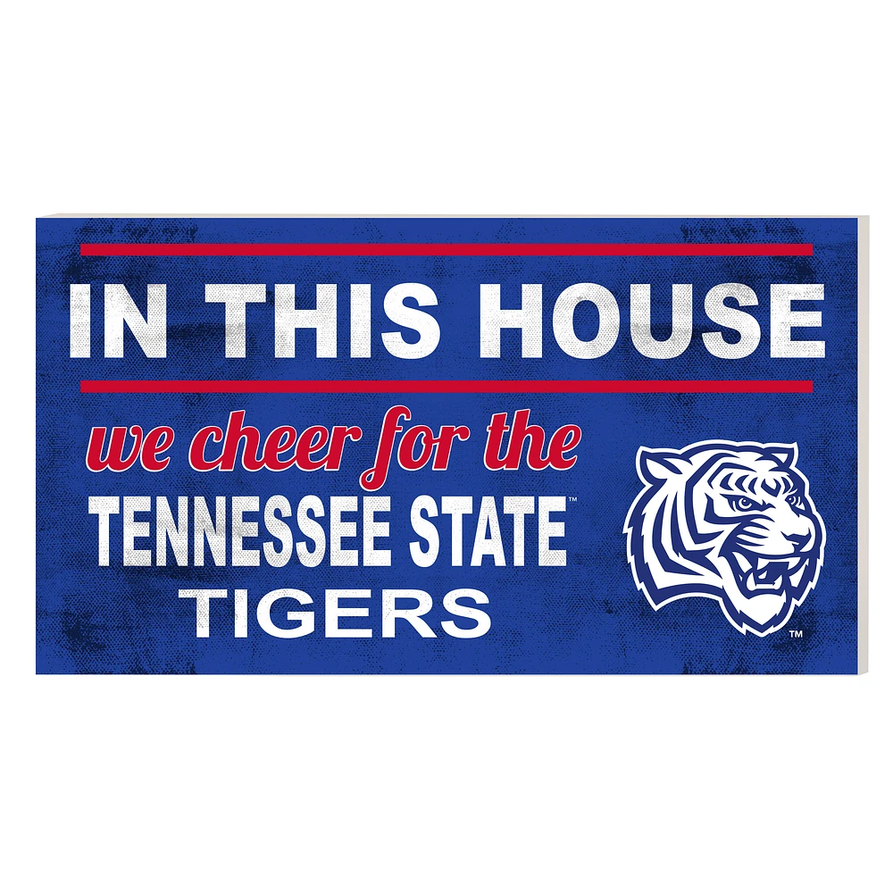 Tennessee State Tigers 11'' x 20'' Indoor/Outdoor In This House Sign