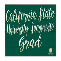 Sacramento State Hornets 10" x 10" Grad Plaque
