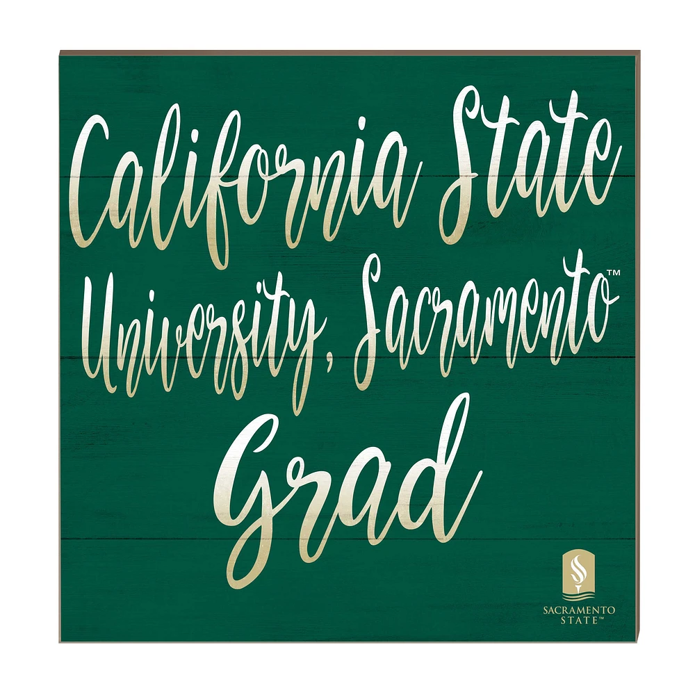 Sacramento State Hornets 10" x 10" Grad Plaque