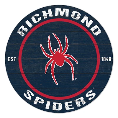 Richmond Spiders 20" Indoor/Outdoor Team Color Circle Sign
