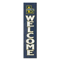 La Salle Explorers 12'' x 48'' Welcome Outdoor Leaner