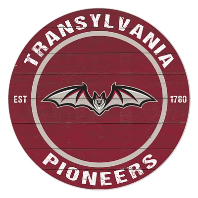 Transylvania Pioneers 20" Indoor/Outdoor Team Color Circle Sign
