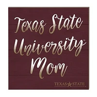 Texas State Bobcats 10'' x 10'' Mom Plaque