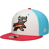 Men's New Era White Erie Piñatas Copa de la Diversión 59FIFTY Fitted Hat