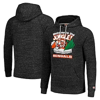 Unisex Homage  Charcoal Cincinnati Bengals Hyperlocal Raglan Pullover Hoodie