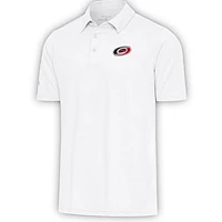 Men's Antigua  White Carolina Hurricanes Par Polo