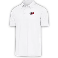 Men's Antigua  White Carolina Hurricanes Par Polo
