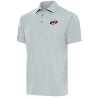 Men's Antigua Heather Carolina Hurricanes Par Polo