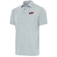 Men's Antigua Heather Carolina Hurricanes Par Polo