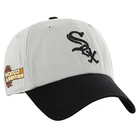 Men's '47 Gray/Black Chicago White Sox Sure Shot Classic Franchise Fitted Hat