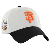 Men's '47 Gray/Black San Francisco Giants Sure Shot Classic Franchise Fitted Hat