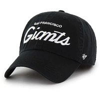 Men's '47 Black San Francisco Giants Crosstown Classic Franchise Fitted Hat