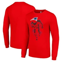 Men's Starter New England Patriots Logo Graphic Long Sleeve T-Shirt