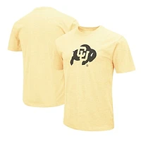 Men's Colosseum Gold Colorado Buffaloes Primary Logo T-Shirt