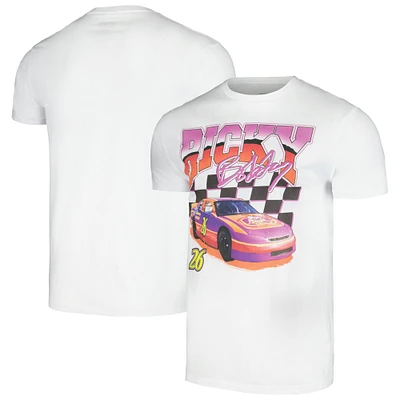 Unisex White Talladega Nights Ricky Racer Graphic T-Shirt