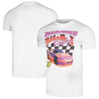 Unisex White Talladega Nights Ricky Racer Graphic T-Shirt