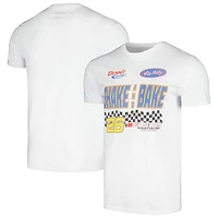 Unisex White Talladega Nights Shake & Bake Graphic T-Shirt