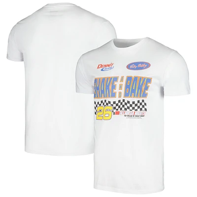 Unisex White Talladega Nights Shake & Bake Graphic T-Shirt