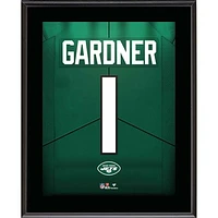 Ahmad Sauce Gardner New York Jets 10.5" x 13" Jersey Number Sublimated Player Plaque