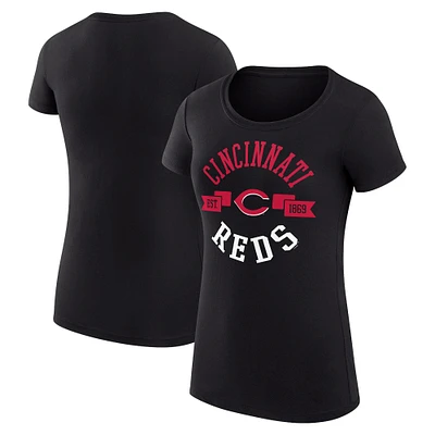 Women's G-III 4Her by Carl Banks Cincinnati Reds City Graphic Fitted T-Shirt