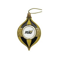 Alabama State Hornets Two-Piece 5.5" Spinning Bulb Ornament Set