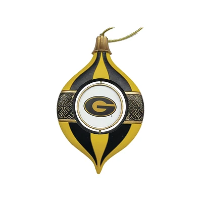 Grambling Tigers Two-Piece 5.5" Spinning Bulb Ornament Set