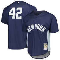 Men's Mitchell & Ness Mariano Rivera Navy New York Yankees Cooperstown Collection 2009 Batting Practice Jersey